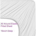 thumbnail image 4 of Mocassi 7-Piece Bed-in-a-Bag Comforter & Sheet Set 7-Piece Full Size Bed-in-a-Bag, Super Cozy Bed Sheets and Comforter Set, Wrinkle and Stain Resistant, Lilac/Purple, 4 of 5