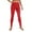 Red, variant on IDALL Yoga Pants Women Leggings for Women Workout Leggings Womens Daily Solid Yoga Pants Elastic Mid Waist Workout Pants Casual Sport Trousers Leggings Butt Lifting Leggings Black L