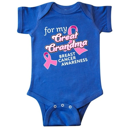 

Inktastic For My Great Grandma-Breast Cancer Awareness Gift Baby Boy or Baby Girl Bodysuit