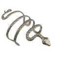 thumbnail image 3 of Serpiente Curvada Tallada Vintage Brazalete Abierto Brazalete De Plata Punky Divertida Novedad Joyas De Moda Para Hombres Mujeres, 3 of 5