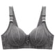 thumbnail image 1 of Gibobby Brasieres Comodos Para Mujer Sujetador sin de realce para mujer, soporte cómodo, sin sujetadores con aros, Bralette de alambre cómodo(Gris oscuro,36), 1 of 3
