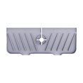thumbnail image 1 of Silicone Sink Faucet Splash Guard Mat - Quick-Drain Kitchen/Bath Counter Protector (35x14cm Non-Slip Organizer), 1 of 7