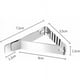 thumbnail image 2 of Pinzas para mantel de acero inoxidable, juego de 6 pinzas para mantel de acero inoxidable antideslizantes, pinzas para mantel, para exteriores, picnic, fiestas, 2 of 5