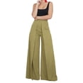 thumbnail image 2 of Sngxgn Womens Casual Pants Drawstring Elastic Waisted Straight Pants Loose Ladies Pants(GN2,L), 2 of 3