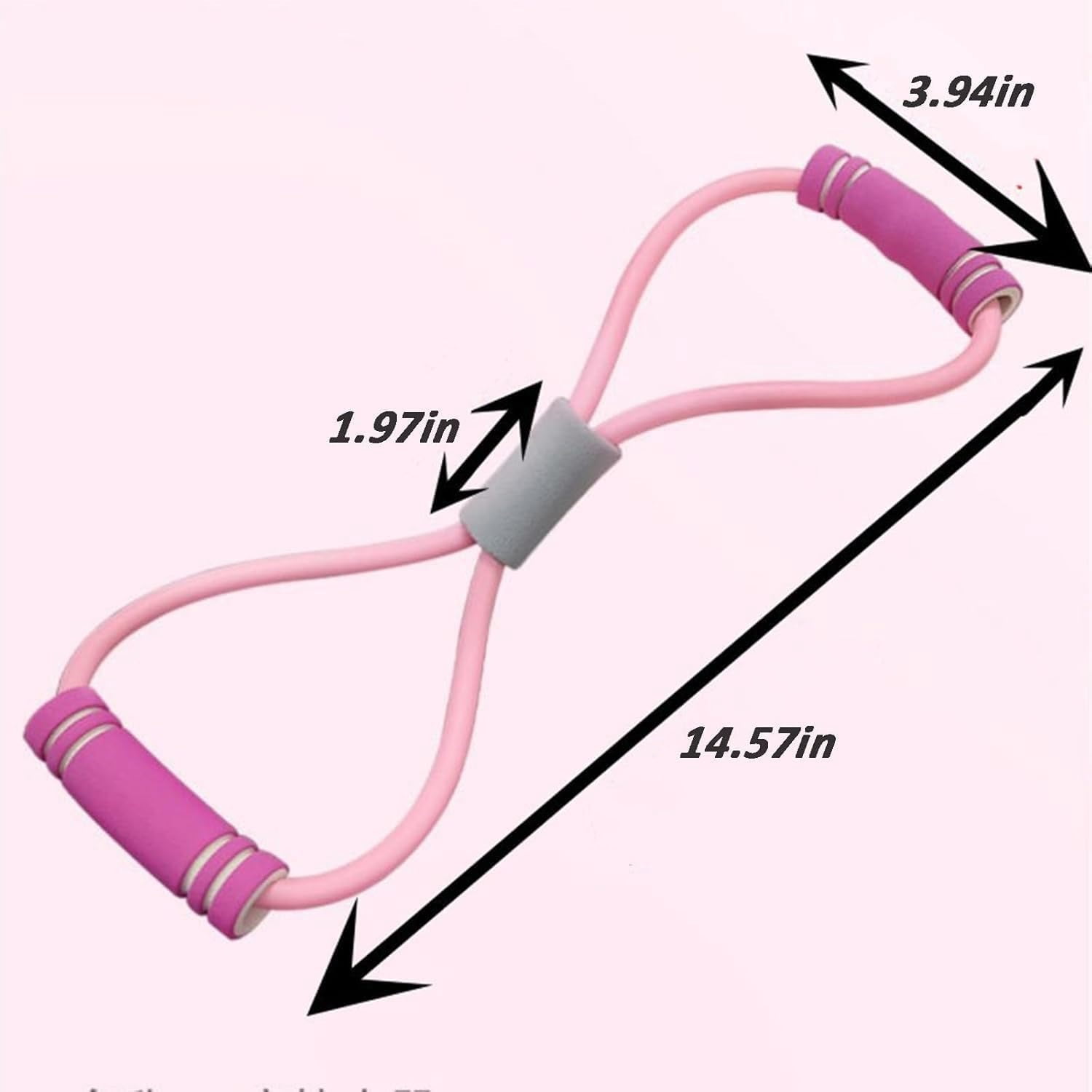 Resistance Band – Figure 8 Resistance Band with Handles for Full-Body Workouts, Strength Training, and Exercise Elastic Rope for Home or Gym