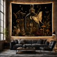 thumbnail image 6 of Celestial Apothecary Bottle in Starry Night, Mystical Boho Gothic for Dark Art Lovers, Occult Decor, Halloween Gift Tapestry Wall Hanging for Bedroom, Living Room, 6 of 7
