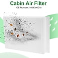 thumbnail image 2 of Filtros de Aire de Cabina Unique Bargains No.1668300018 para Mercedes-Benz C-CLASS (W205) 2016-2018 para Mercedes-Benz E-CLASS T-Model 2016-2018 Tela Carbón Activado 1 Pc, 2 of 6