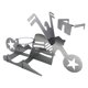 thumbnail image 2 of Soporte Portátil Para Pollo, Diseño De Motocicleta, Estante De Acero Inoxidable, Asador De Pollo Para Horno A La Parrilla sonducket HA035638-00, 2 of 6