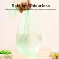 thumbnail image 3 of Dsseng Sacs à Compost Sacs à Déchets Faciles à Déchirer Sacs à Ordures Résistants aux Fuites 100 Pcs Vert, 3 of 4