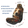 thumbnail image 3 of Fotbe Modern Cute Dog Funda para Asiento de Auto con Estampado – Impermeable y Antisudor – Ajuste Universal, Lavable a Máquina, Antideslizante (1 Pieza), 3 of 5