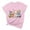 Pink, variant on PVCS Womens Tops Women's Fashion Crewneck Printed Short Sleeve T-Shirt Casual Loose Shirt Tops