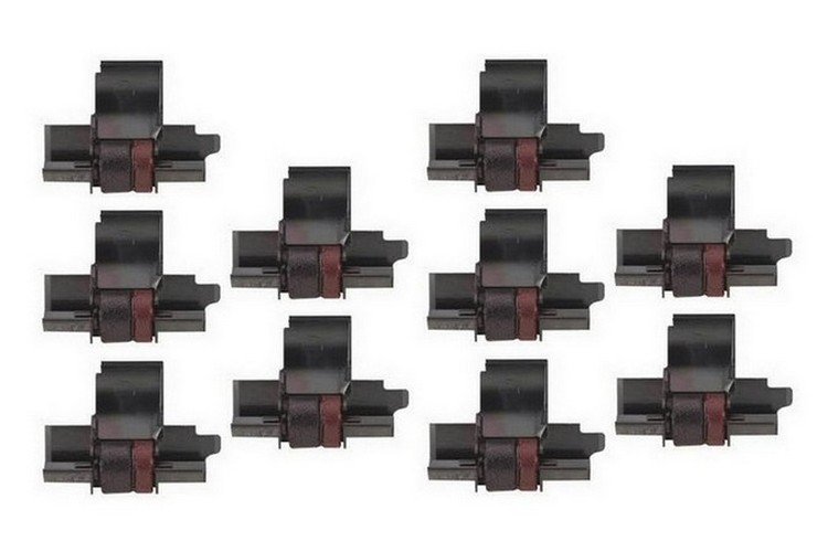 PrinterDash Compatible Replacement for Adler Royal 224/226/4212/4214PD/9500 Black/Red Ink Rollers (10/PK) (906042_10PK) - image 1 of 8
