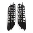 thumbnail image 4 of Front Fog Light Grille, 2pcs Left Right Antiaging Bumper Fog Light Grill ABS Protective  For RS6 Style, 4 of 8