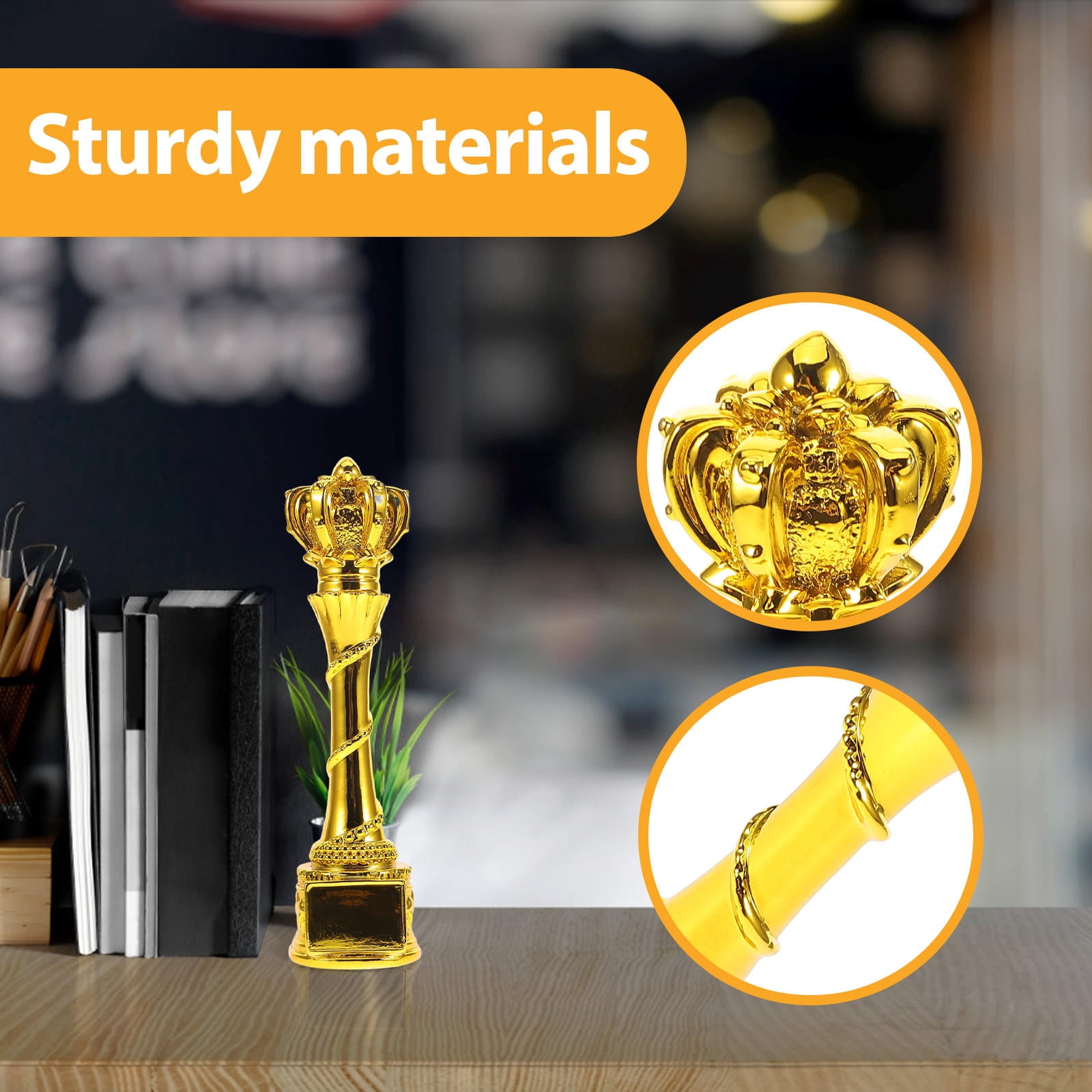 KAJNBN Elegant Appearance Resin Trophy For Celebration Party Award 1Pcs