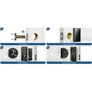 Philips Keyless Entry Door Lock Touchscreen Digital Keypad Smart Electronic Deadbolt,PIN Code,Easy Installation- Matte Black