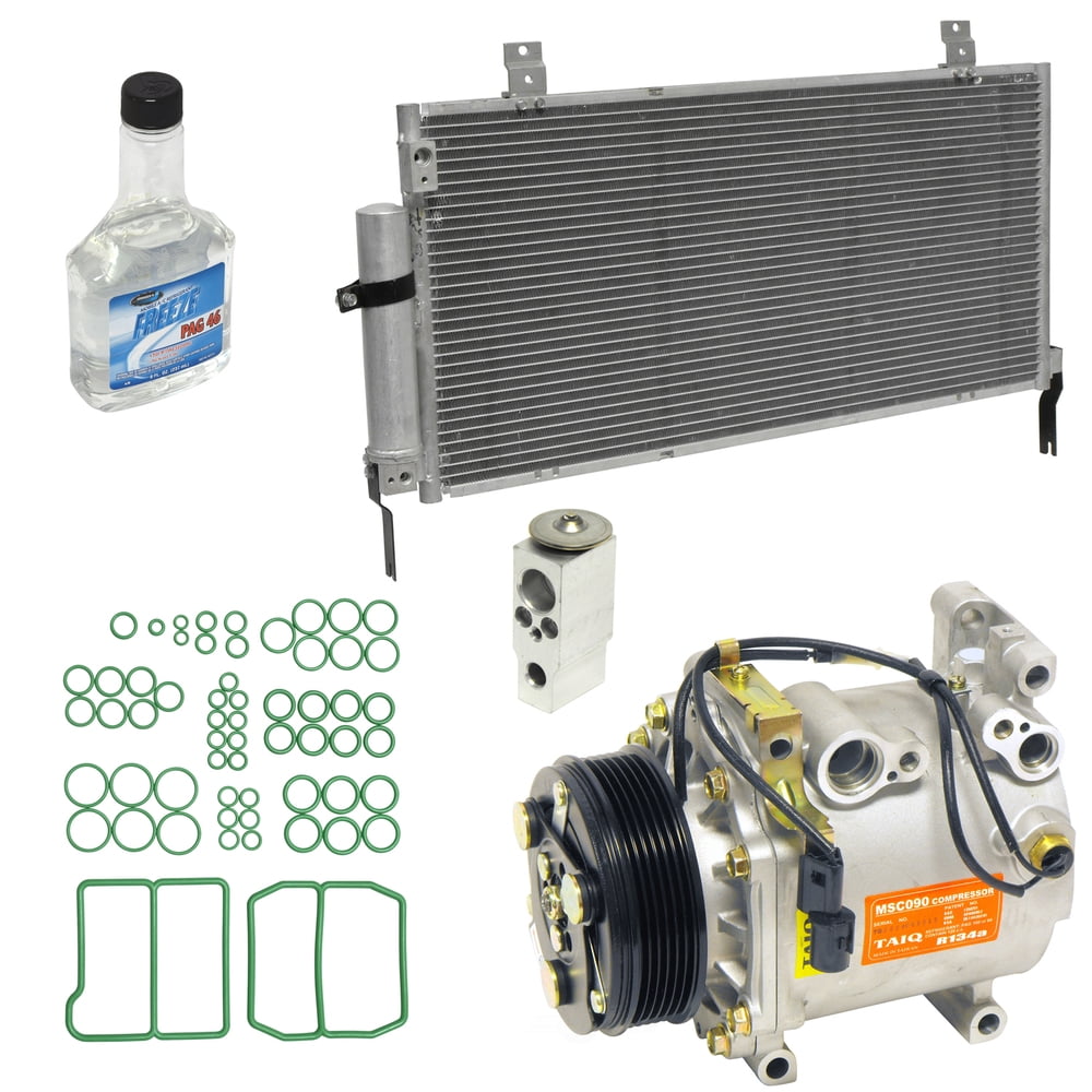 A/C Compressor and Component Kit -- Compressor-Condenser Replacement Kit Fits select: 2007-2009 MITSUBISHI GALANT ES, 2010-2012 MITSUBISHI GALANT