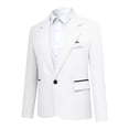 thumbnail image 5 of Cloudstyle Mens Slim Fit Single-Breasted Suit Blazer Sport Coat, 5 of 12