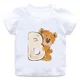 thumbnail image 3 of Bonita camiseta de algodón con estampado de letras y nombre de oso para niños, divertida camiseta informal de verano de manga corta para niños, camisetas para niños, ropa para niñas, 3 of 5