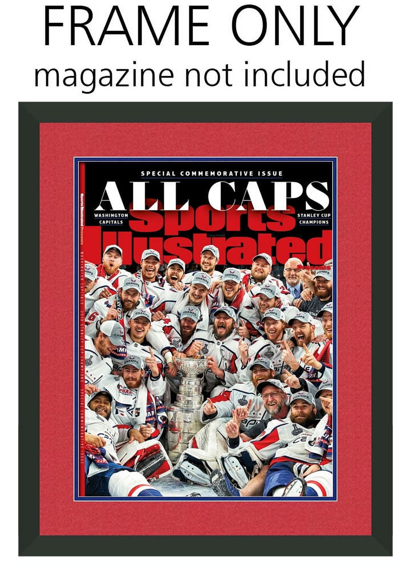 Sports Illustrated Magazine Frame with Washington Capitals Colors