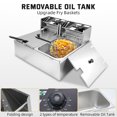 Commercial 12L 5000W Stainless Steel Electric Deep Fryer Tabletop