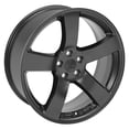 thumbnail image 4 of OE Wheels DG12 20 Inch Rims Fit Charger Style 5x115 20x8 Satin Black - Hollander 2296 (Set of 4), 4 of 5