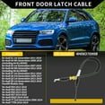 thumbnail image 2 of Reemplazo del Cable Bowden de la Manija de Puerta Exterior Unique Bargains NO.4H0837099B para Audi A1 A4 A5 A6 A7 A8 TT RS4 RS5 RS6 RS7 RS Q3 Cable de Liberación de Puerta Delantera y Trasera, 2 of 6