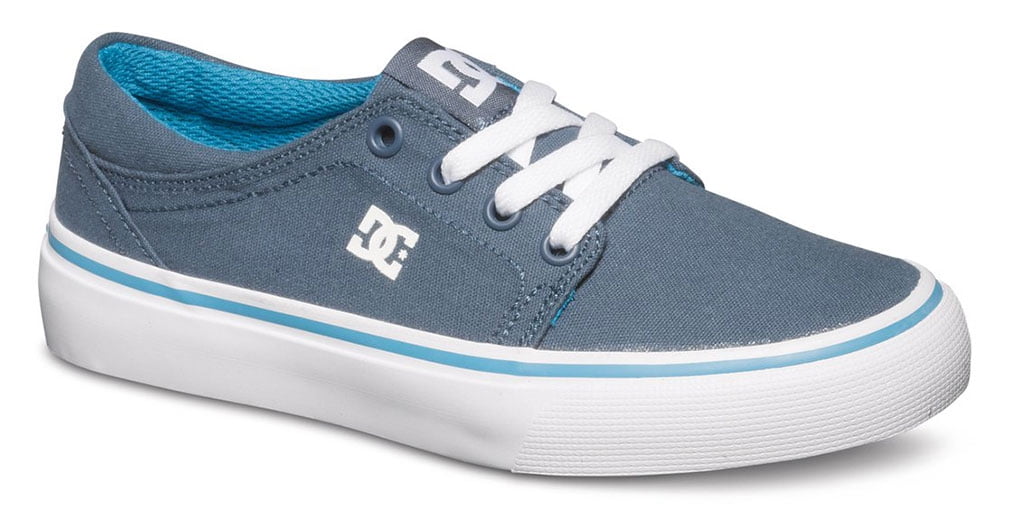 Details about   New Original Kids Sneaker DC Shoes Trase TX Girls YOUTH Powder Blue 