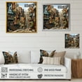 thumbnail image 4 of Designart "Analytic Cityscape Drawing" City Buildings Floater Framed Wall Art Prints, 4 of 5