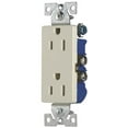 thumbnail image 2 of Cooper Wiring 1107W 15a 125v Decorative Receptacle White, 2 of 2