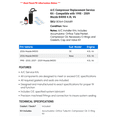 thumbnail image 2 of A/C Compressor Replacement Service Kit - Compatible with 1998 - 2009 Mazda B4000 4.0L V6 1999 2000 2001 2002 2003 2004 2005 2006 2007 2008, 2 of 2