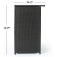 thumbnail image 5 of Colina Outdoor 3 Piece Wicker Bar Island Set, Multibrown, 5 of 12