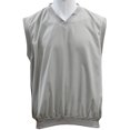 thumbnail image 1 of Weather Perfect Men's V-Neck Pullover Golf Wind Vest, Medium Beige, 1 of 2