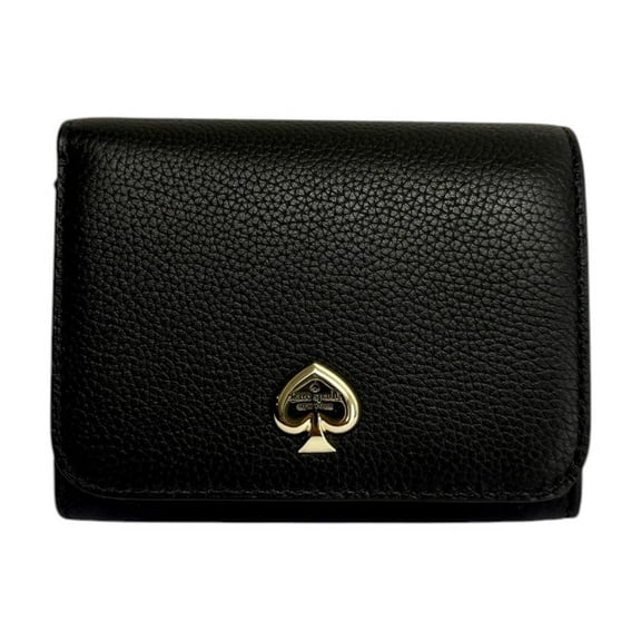 Kate Spade New York Kayla Small L-Zip Wallet (Black)
