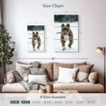 thumbnail image 3 of Elephant Stock Pit Bull On Snow Wall Art - Vertical Multi Panel Canvas - Living Room Wall Decor - Animal Multi Panel - Gray And Brown Decor - 14" x 23", 3 of 4