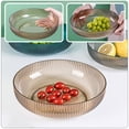thumbnail image 2 of Plastic Fruit Plate Multi-functional Snack Displaying Plate Fruit Storage Plate, 2 of 9