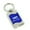 Blue, variant on Au-TOMOTIVE GOLD Ford Racing Rectangular Wave Blue Key Fob