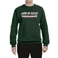 thumbnail image 2 of Wild Bobby Life Is Miami Soccer GOAT Sports Unisex Crewneck Sweatshirt, Forest Green, Large, 2 of 5