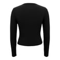 thumbnail image 3 of Playera George para Mujer Manga Larga Negro Talla EEG, 3 of 4