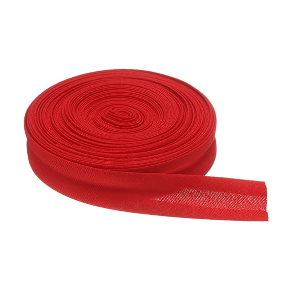 Uxcell 11 Yards Single Fold Bias Tape 9/16 inch Sewing Bias Tape Seam Binding Tape Hemming Tape for DIY Crafts Apricot