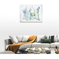 thumbnail image 4 of Bathroom Floral Wall Art Flower Seashell Bathroom Wall Decor Farmhouse Watercolour Flower Pictures Country Bathroom Canvas Painting Framed Artwork for Bathroom Kitchen Bedroom Living Room 16"x12", 4 of 6