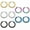 5 Pairs 5 Color, variant on Men Women Stainless Steel Huggie Hoop Earrings Cartilage Lip Piercing Nose Hoop-Rose Gold-16mm