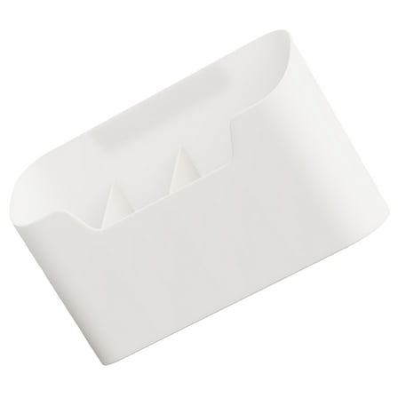 IBASETOY 1Set White Hanging Organizer Box with Compartments for Kitchen and Bathroom Storage