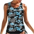thumbnail image 2 of TIMIFIS Womens Blouson Tankini Top No Bottom Loose Fit Swim Top Modest Tank Top, 2 of 7