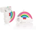 thumbnail image 1 of Funda de silicona liangnv para Airpods, compatible con Apple Airpods 1 y 2 [Diseño divertido] [El mejor regalo para niñas y mujeres] (Puente arcoíris), 1 of 5