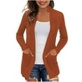 thumbnail image 2 of Gift for Girls Ofreoo Womens Cardigan Sweaters Casual Long Sleeve Solid Pocket Ladies Fall Outfits for Women 2024, 2 of 6