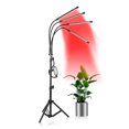 thumbnail image 4 of Lámpara de crecimiento de plantas Luz de crecimiento con soporte Lámparas de cultivo de plantas para plantas de interior Soporte de trípode Modo ajustable de 4 espectros con temporización 3/6/12 H Abanopi Lámpara de crecimiento de plantas, 4 of 6
