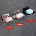 thumbnail image 3 of Caja para jabonera de baño, estante, caja de jabón perforada gratis, drenaje montado en la pared, acero inoxidable 304, 3 of 5