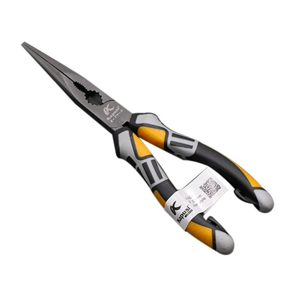 8'' Long-nose Plier Professional Electrician Plier Chrome-Vanadium Steel Wire Cutter Stripping Crimping Tool