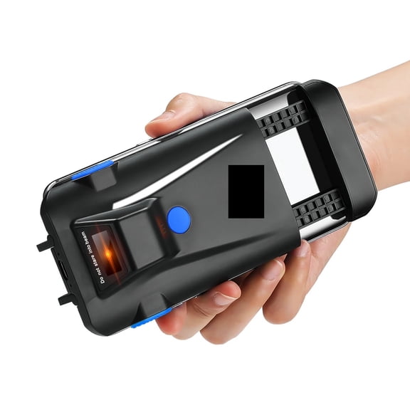 2D Phone Back Clip Barcode Scanner Portable Barcode Reader Data Matrix Code 1D 2D QR Scanner2D Phone Back Clip Barcode Scanner Portable Barcode Reader Data Matrix Code 1D 2D QR Scanner