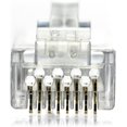 thumbnail image 3 of NTW Net-LockTM Verrouillable RJ45 Cat6 Botte et Prise, P à Travers pour Terminaison EZ. Inclut Inserts de Verrouillage Rouges, 3 of 4